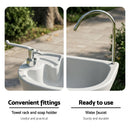 Weisshorn Camping Basin Portable Hand Wash Sink Stand 19L Capacity-6