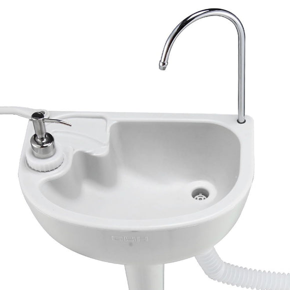 Weisshorn Camping Basin Portable Hand Wash Sink Stand 19L Capacity