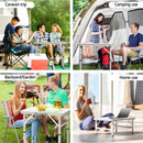 Weisshorn Folding Camping Table 60CM Adjustable Portable Outdoor Picnic Desk-4