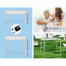 Weisshorn Folding Camping Table 90CM Adjustable Portable Outdoor Picnic Desk-7