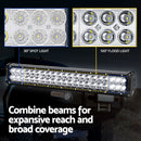 Giantz LED Driving Light 20 Inch Flood Spot Light Bar Driving Lamp Offroad Truck-4