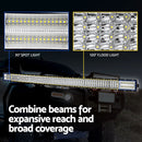 Giantz LED Driving Light 50 Inch Flood Spot Light Bar Driving Lamp Offroad Truck-4