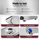 Devanti Commercial Food Warmer Bain Marie 4 Electric Buffet Pans-6