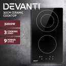 Devanti Electric Ceramic Cooktop 30cm-4