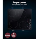Devanti Electric Ceramic Cooktop 60cm-6