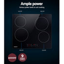 Devanti Electric Ceramic Cooktop 60cm Touch Control-6