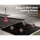 Devanti Electric Ceramic Cooktop 60cm Touch Control-8