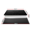 Devanti Electric Ceramic Cooktop 60cm Touch Control-3