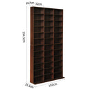 Artiss Bookshelf CD Storage Rack - BERT Walnut-4