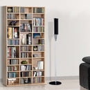 Artiss Bookshelf CD Storage Rack - BERT Oak-1