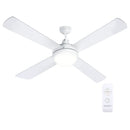 Devanti 52'' Ceiling Fan AC Motor w/Light w/Remote - White-6