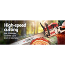 Giantz Chainsaw Petrol 62CC 20" Bar Commercial E-Start Pruning Chain Saw Spark Plug-5