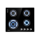 Devanti Gas Cooktop 60cm 4 Burner Black-9