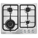 Devanti Gas Cooktop 60cm 4 Burner Silvir-9