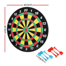 16" Magnetic Dartboard Dart Board 6 Darts Kid Adult Family Party Game Gift Toy-2