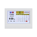 Artiss 7" Digital Day Clock Calendar Alarm White-3