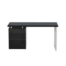Artiss Computer Desk Drawer Black 140CM-3