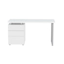 Artiss Computer Desk Drawer White 140CM-3