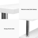 Artiss Computer Desk L-Shape Bookshelf White-6