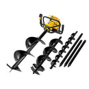 Giantz Post Hole Digger Petrol Motor Drill Extension Auger Bits Kits-1