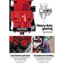 Giantz Post Hole Diggers Petrol Digger Extension Auger Bits-4