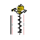 Giantz Post Hole Digger 200mm Petrol Drill Auger Extension Bits-2