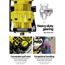 Giantz Post Hole Digger 300mm Petrol Drill Auger Extension Bits-4