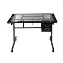 Artiss Drawing Desk Drafting Table Black-3