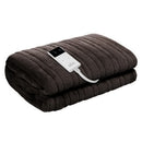 Giselle Bedding Electric Throw Blanket - Chocolate-11