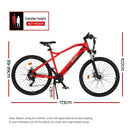 Everfit 26 Inch Electric Bike Mountain Bicycle eBike Built-in Battery 250W-2