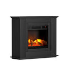 Devanti Electric Fireplace Fire Heater 2000W Black-3