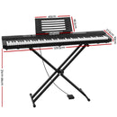 Alpha 88 Keys Electronic Piano Keyboard Digital Electric w/ Stand Sustain Pedal-2