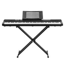 Alpha 88 Keys Electronic Piano Keyboard Digital Electric w/ Stand Sustain Pedal-3
