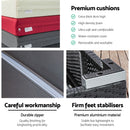 Gardeon 3PC Sun Lounge Wicker Lounger Outdoor Furniture Day Bed Rattan Garden-5