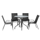 Gardeon Outdoor Dining Set Table and Chairs Patio Garden Furniture Bistro Set-3