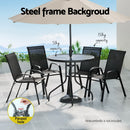 Gardeon Outdoor Dining Set Table and Chairs Patio Garden Furniture Bistro Set-4