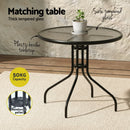 Gardeon Outdoor Dining Set Table and Chairs Patio Garden Furniture Bistro Set-6
