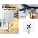 Gardeon 3-Piece Outdoor Bar Set Bistro Table Stools Adjustable Square Cafe-6