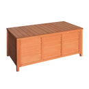 Gardeon Outdoor Storage Bench Box 210L Wooden Patio Furniture Garden Chair Seat-4
