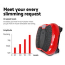 Everfit Vibration Machine Platform Vibrator Resistance Rope Home Fitness Red-3