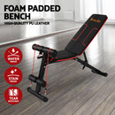 Everfit Weight Bench Adjustable FID Bench Press Home Gym 150kg Capacity-10
