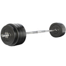 Everfit 78kg Barbell Set Weight Plates Bar Lifting Bench 168cm-1