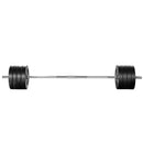 Everfit 88kg Barbell Set Weight Plates Bar Lifting Bench 168cm-3