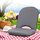 Artiss Floor Lounge Sofa Camping Chair Grey-7
