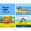 Weisshorn Floating Water Mat 3.5x1.8m Foam Pad Swimming Pool Island Platform-3