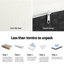 Giselle Bedding Memory Foam Mattress Bed Cool Gel Non Spring 25cm King Single-6