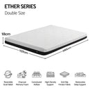 Giselle 18cm Double Memory Foam Mattress Dual Feel Reversible Charcoal Foam-2