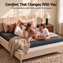 Giselle 18cm King Memory Foam Mattress Dual Feel Reversible Charcoal Foam-7