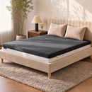 Giselle 18cm Queen Memory Foam Mattress Dual Feel Reversible Charcoal Foam-1