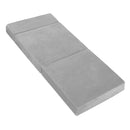 Giselle Bedding Foldable Mattress Folding Foam Bed Mat Light Grey-2